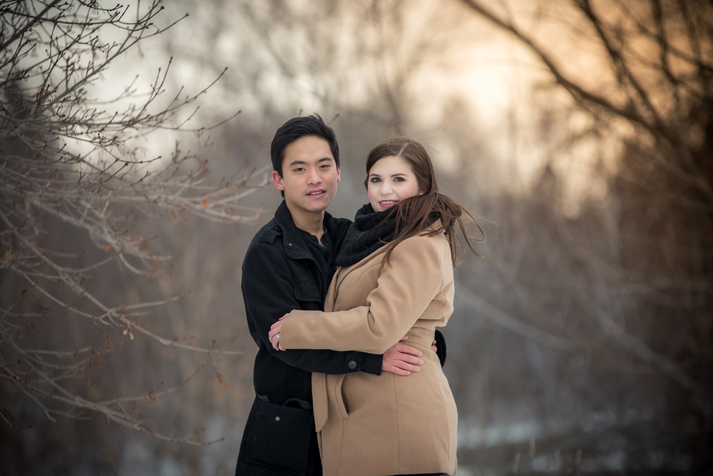 Brett & Gena Winter Engagement Session | Tanya Sinnett Chatham-Kent Photographer