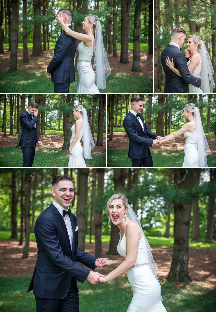 First Look Bride and Groom