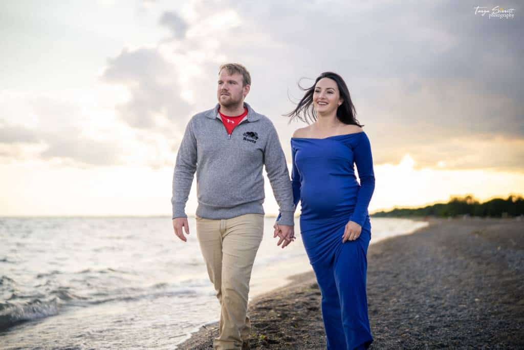 Mat & Samantha Beach Maternity Session | Tanya Sinnett Chatham-Kent Photographer